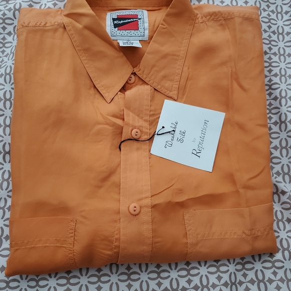 Reputation 100% Silk Shirt .L. - Picture 5 of 9